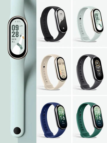 Silicone Strap For Xiaomi Mi band 8-8 NFC Sport Belt Replacement miband8 Bracelet waterproof smart band 8 watchband Accessories